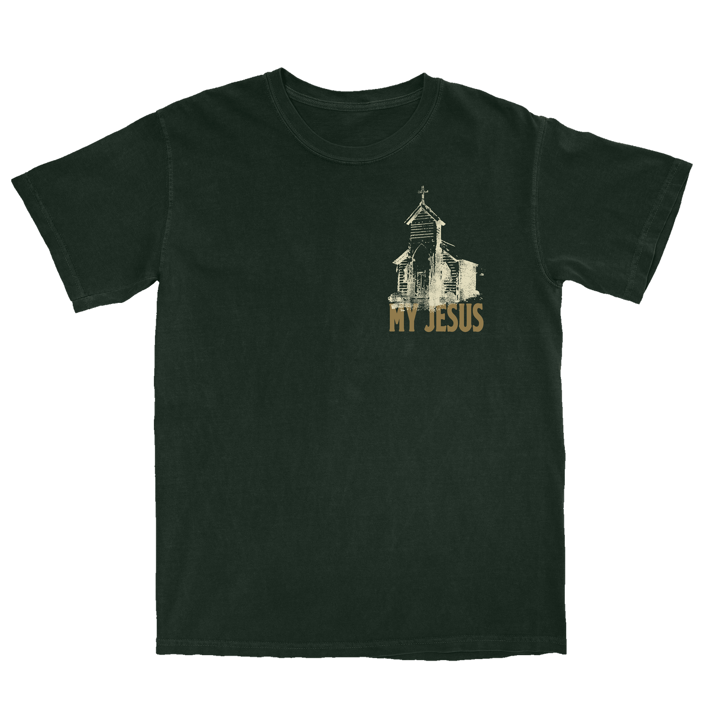 My Jesus Forest Green Tee